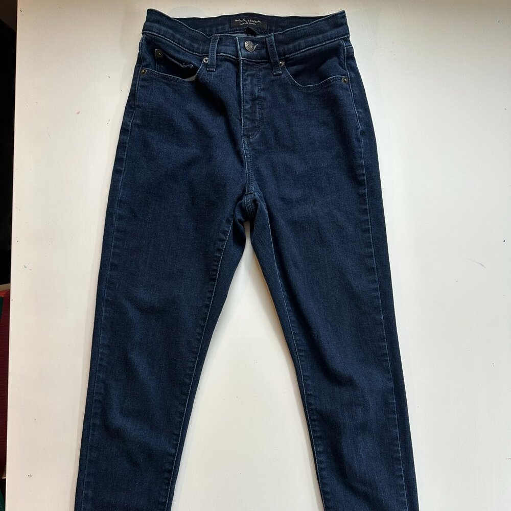 Banana Republic High Rise Skinny Jeans Dark Wash Denim 26/2